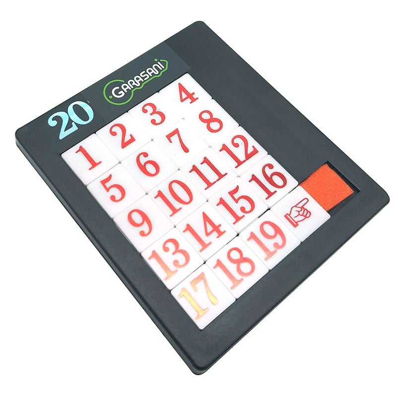 GARASANI Number Slide Puzzle Brain Teaser IQ Game (19 Number) - Image 2